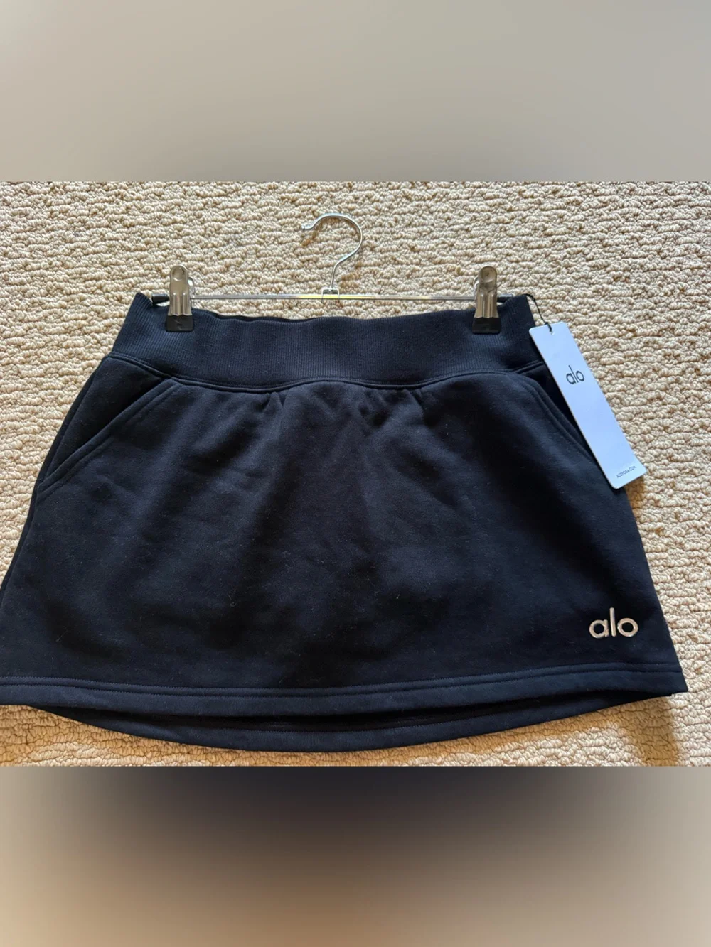 ALO Black Accolade Skort with Pockets
